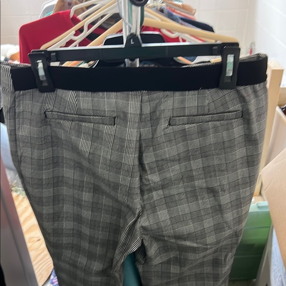 Liz Claiborne Gray Plaid Pants - Picture 2 of 3